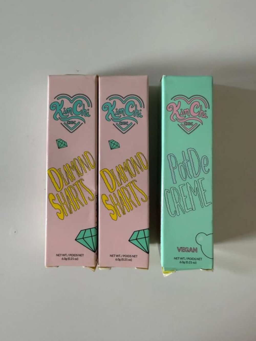 KimChi Chic Diamond Sharts & Pot De Creme Liquid Glitter Eyeshadows